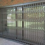 Trellis door for big space