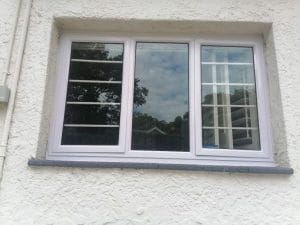 Alumium Side Hung Windows in white Alumium Side Hung Windows in white