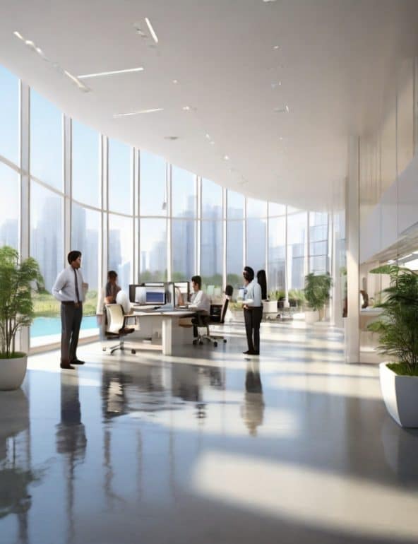 Health Benefits of Windows and doors at the office.